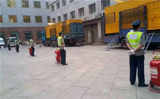 水满乡租赁发电机案例
